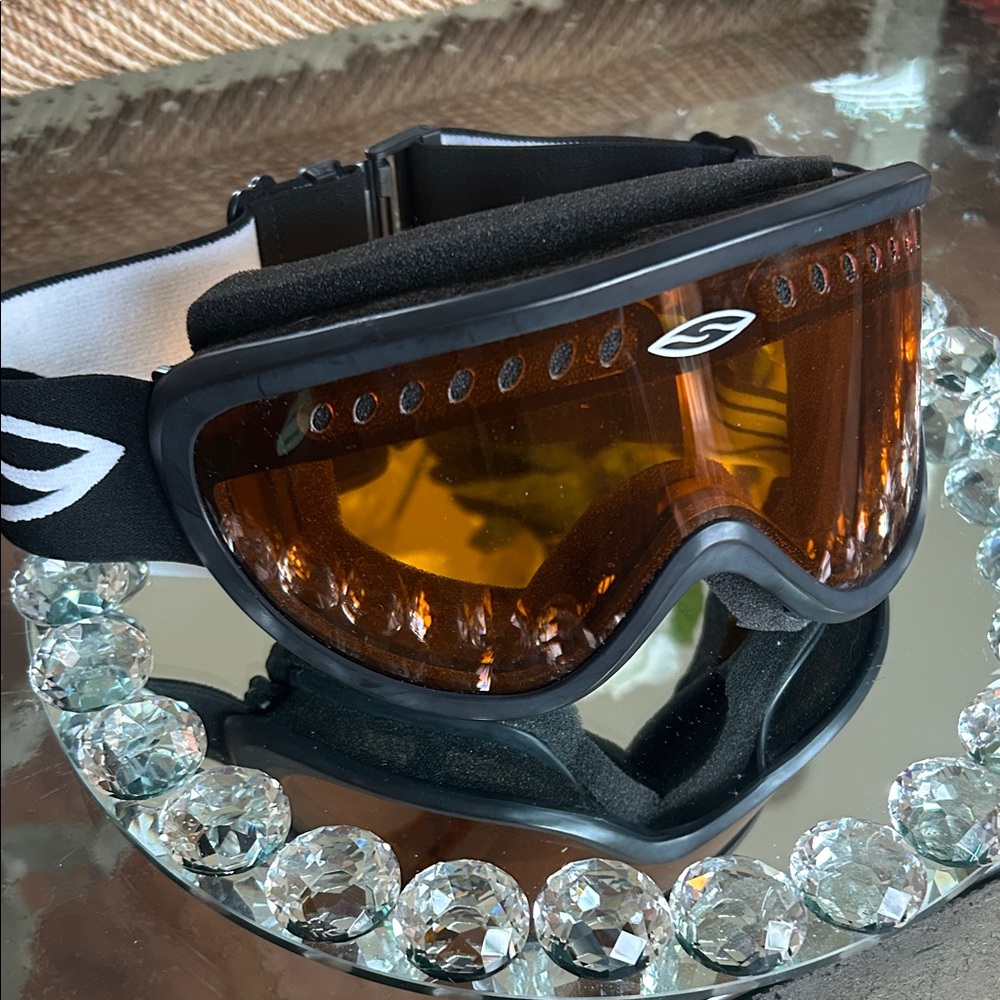 SMITH Black Airflow ski Goggles snowboarding unisex